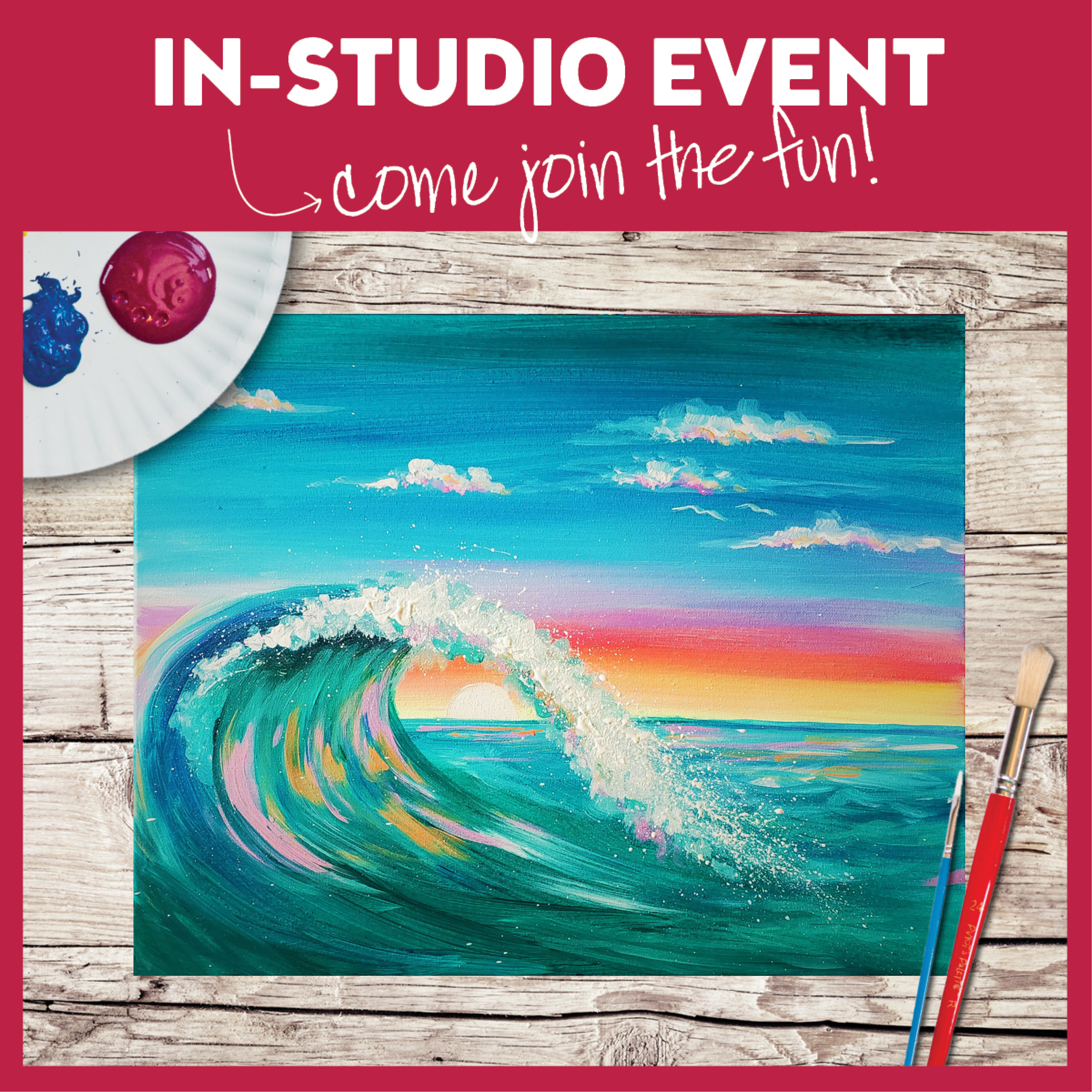 WE'RE BACK AND PAINTING IN-STUDIO!